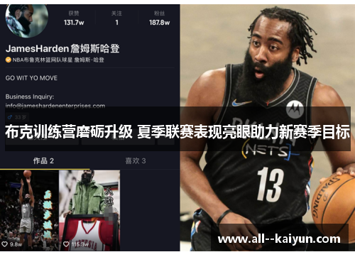 布克训练营磨砺升级 夏季联赛表现亮眼助力新赛季目标