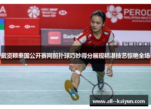 戴资颖泰国公开赛网前扑球巧妙得分展现精湛技艺惊艳全场