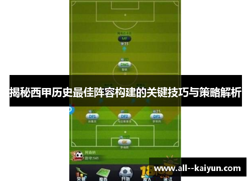 揭秘西甲历史最佳阵容构建的关键技巧与策略解析